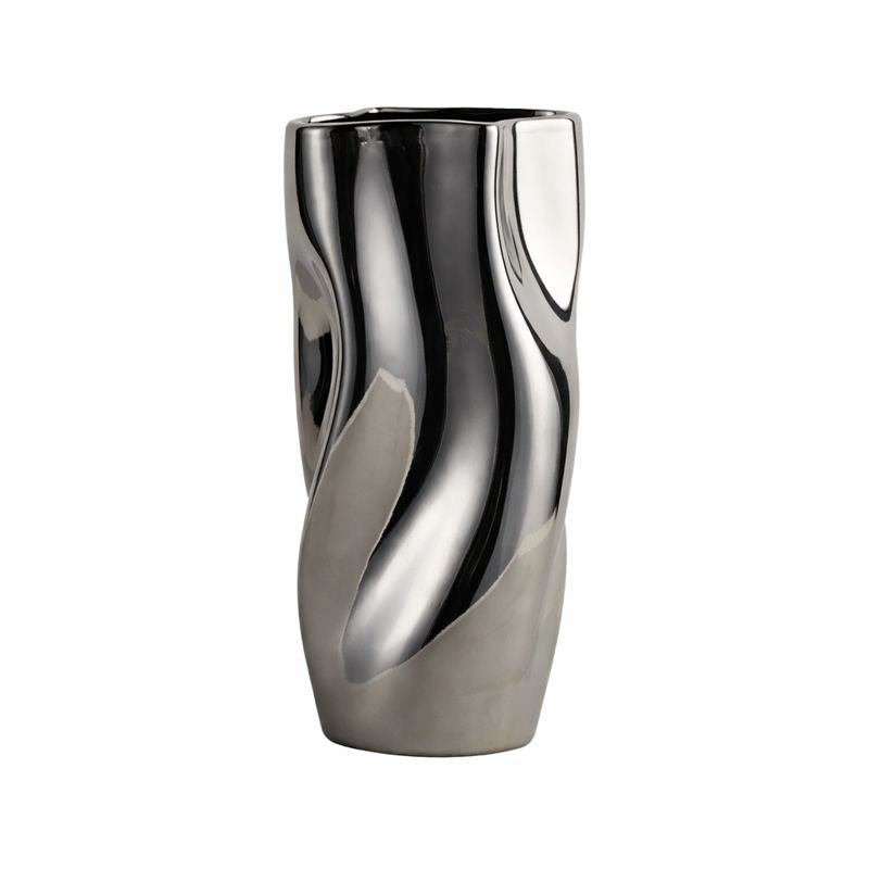 Sculptural Metal Vase