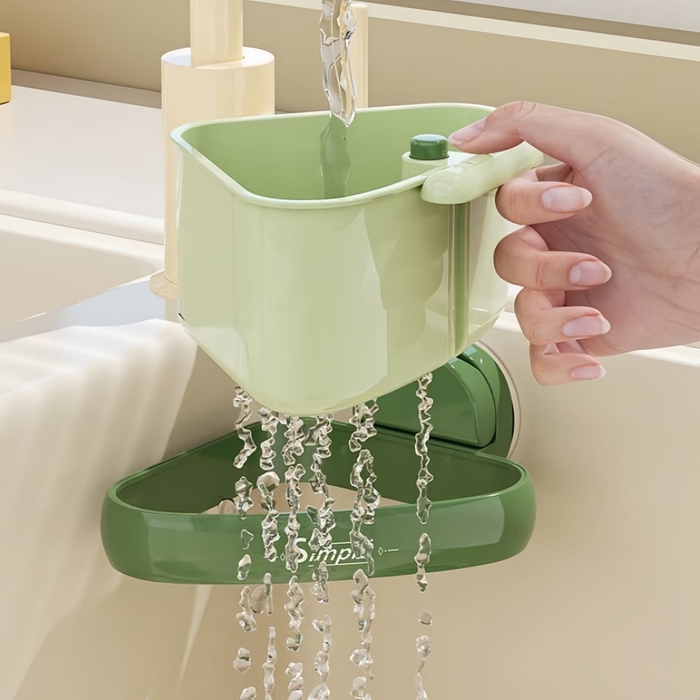 💧2025 New Release - Suction Cup Sink Corner Rack